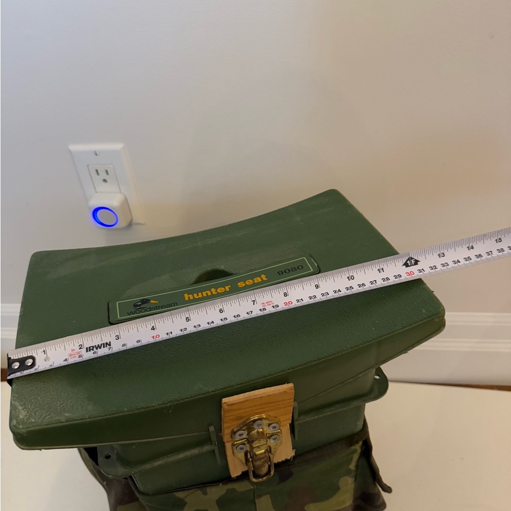 Vintage Woodstream Hunter Seat 9080 Tackle Ammo Storage box and Chair - Picture 4 of 11